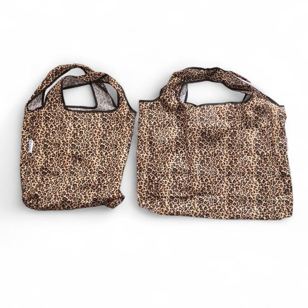 2-Pack Leopard Print Reusable Bags 🐆